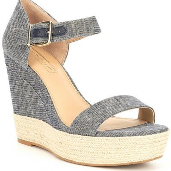 ANTONIO MELANI Shoes - Antonio Melani Blue Lauralyn Platform Wedge